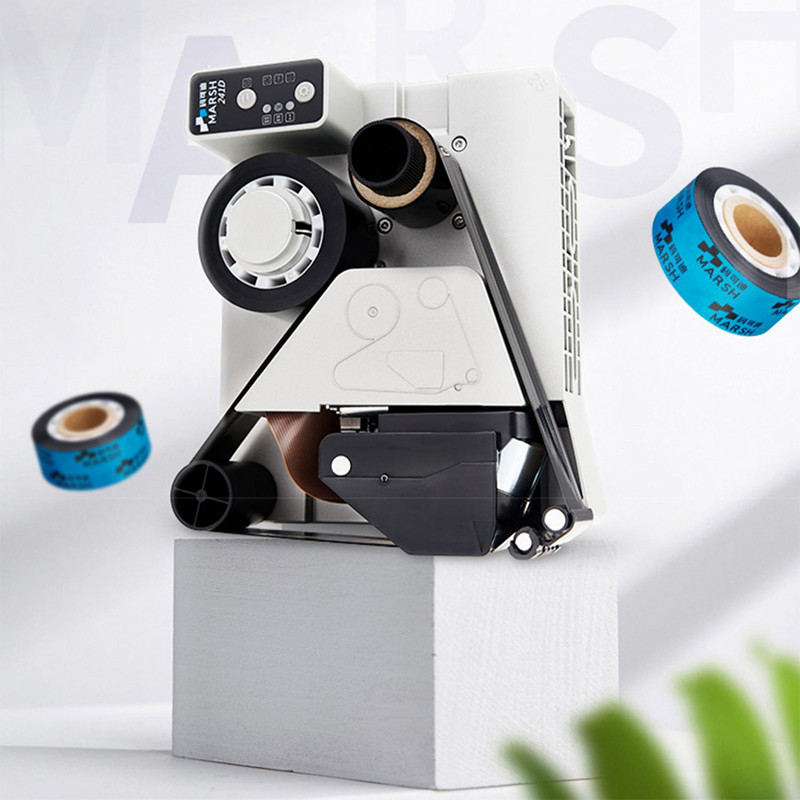 241D smart ribbon coding machine production date coding 33mm print head multifunctional coding machi