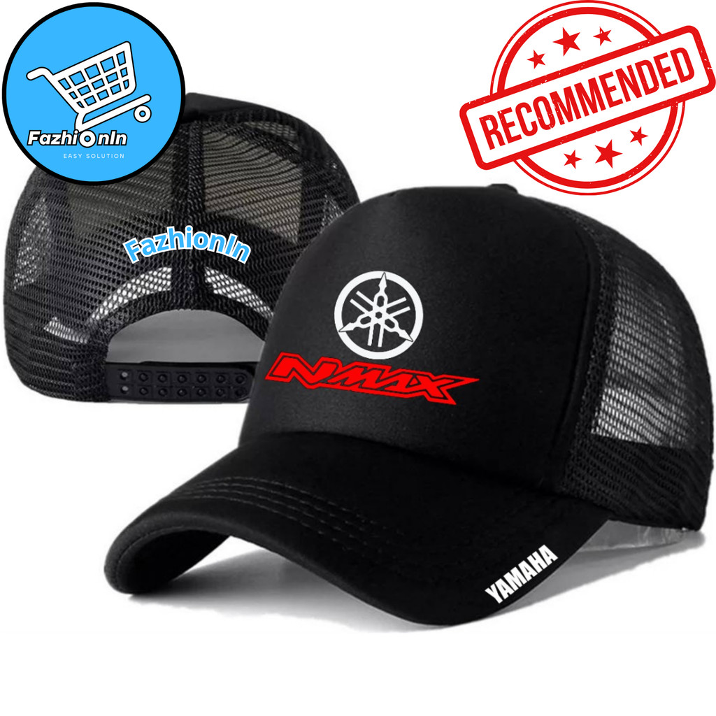 FazhiionIn Topi Trucker YAMAHA NMAX - Topi Distro YAMAHA NMAX Logo - Topi YAMAHA NMAX Premium - Topi