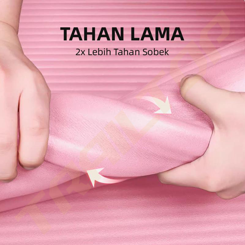 LIFESTYLE TrailTop Matras Olahraga Dan Tummy Trimer Fitnes Set Karpet Olahraga Workout Alat Olahraga