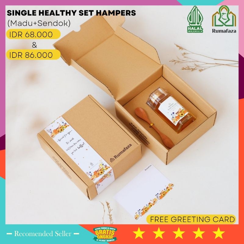 

Kado Natal tahun baru happy new years bagus murah unik / Healthy Hampers Single Sehat Imlek Ramadhan Idul Fitri CNY Natal Madu Kado Nikahan Wisuda Gift Kemasan Dus Mewah Unik Estetik Isi Madu 120 ml