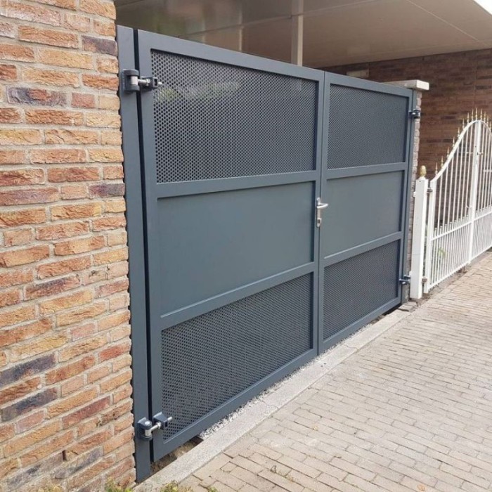 PAGAR MINIMALIS EXPANDED PERFORATED PLAT LUBANG murah