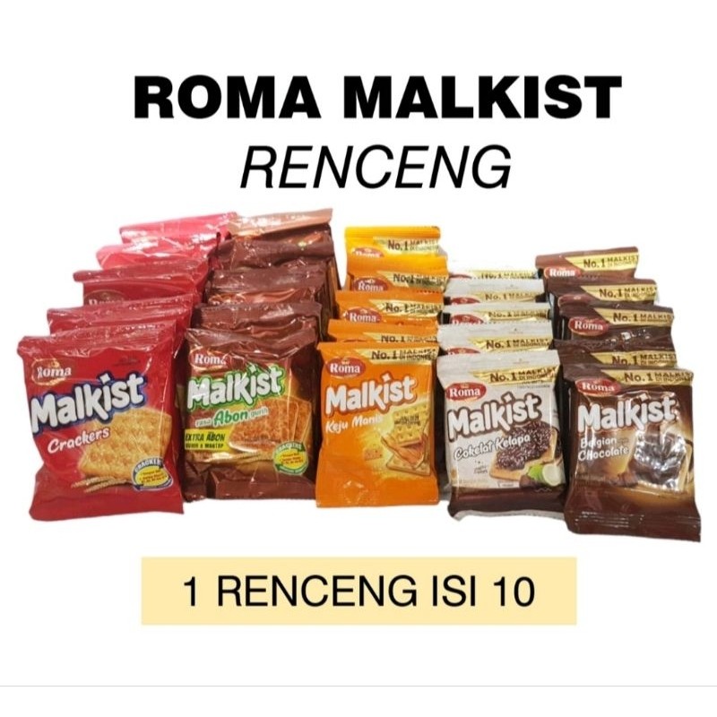 

Roma Malkis Renceng isi 10 pcs x 18gr pusat grosir