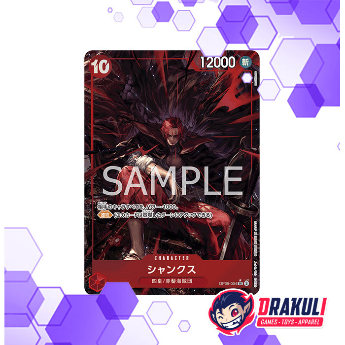 One Piece Card Game - Shanks (Parallel) OP09-004 P-SR