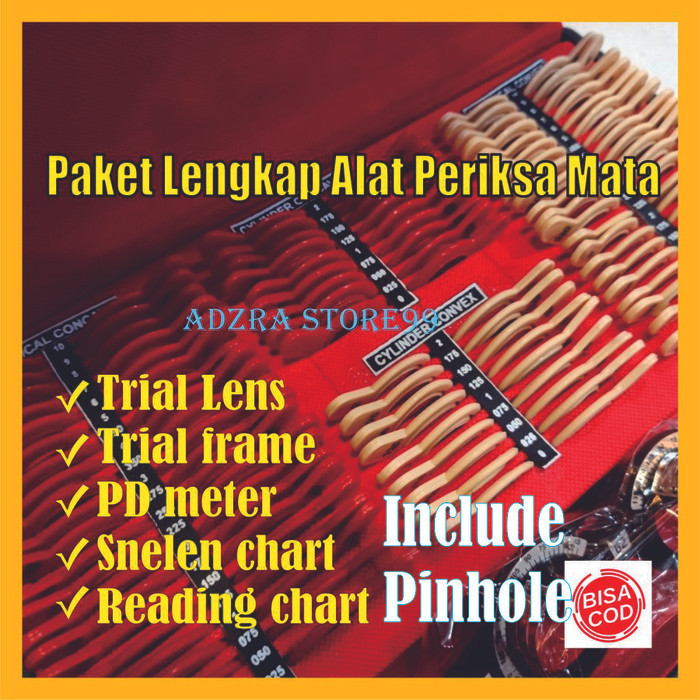 Trial Lens Set &Trial Frame Murah - Alat Periksa Mata
