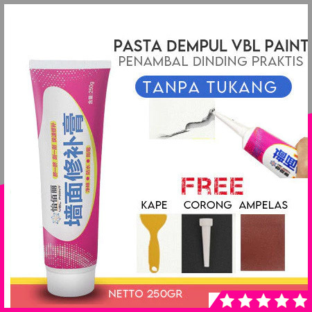 Pasta Dempul Krim Penutup Tambal Lubang Dinding Tembok