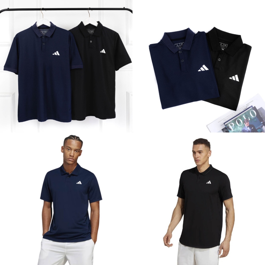 Kaos Polo Shirt ADS Katun Picque Casual Pria Kancing 2 Reguler Fit SA607