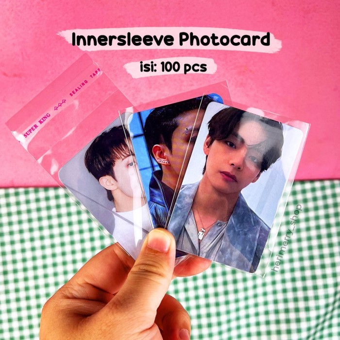 

30 micron (isi 100) OPP TANPA LEM 6x9 tebal KUALITAS SUPER GLOSSY FOTO CARD