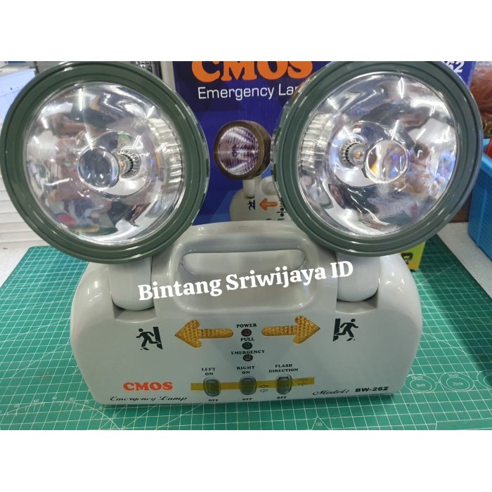 Lampu Led Emergensi 2mata CMOS BW 262 Exit Darurat Mata Kucing