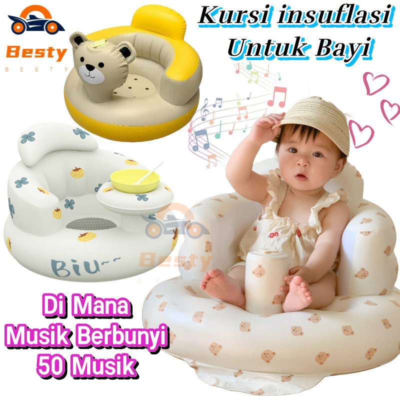 Besty Kursi Bayi Tiup Belajar Duduk / Sofa Makan Bayi Belajar Duduk/ Kursi Makan Bayi/Baik Untuk Man