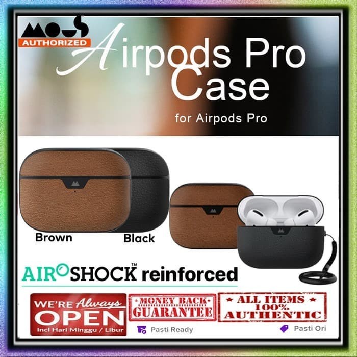 Case Airpods Pro Mous Limitles Genuine Leather