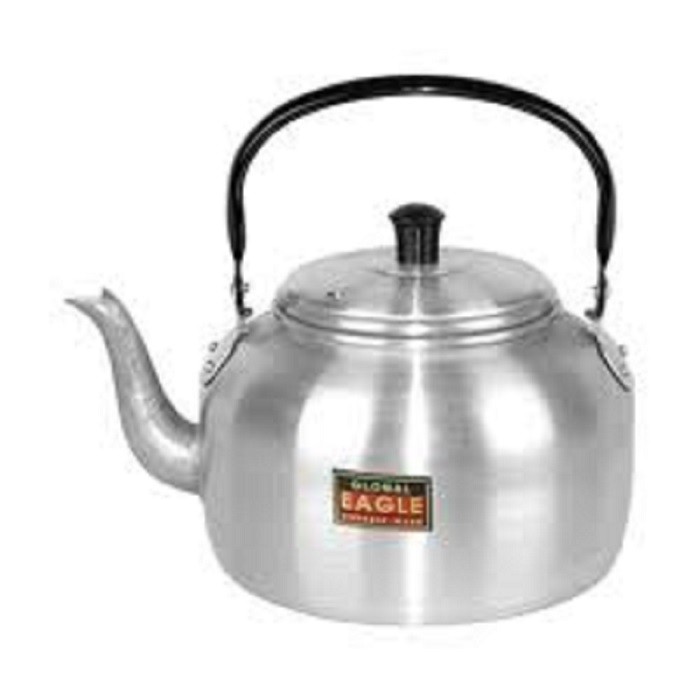 Global Eagle Teko Cor 20 CM Pegangan Hitam Ceret 3 Liter Alumunium - FM