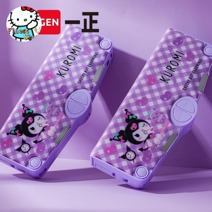 Best[Promo] Tempat Pensil Sanrio Magnetic Pencil Case Kuromi Kotak Pulpen Mekanik