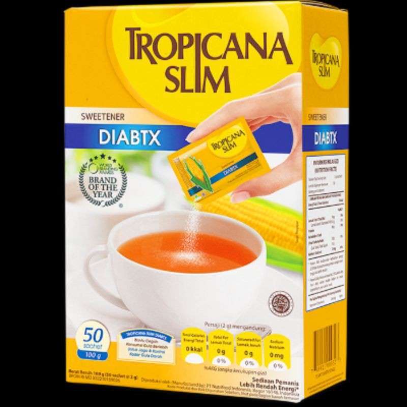 

Gula Tropicana Slim Diabtx 50 Sachet @2 Gram