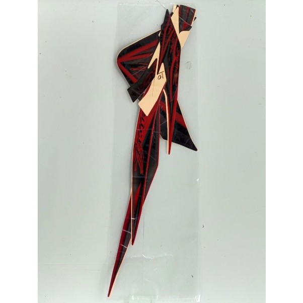 striping sticker Yamaha Jupiter Z 2010 Merah 2010 merah
