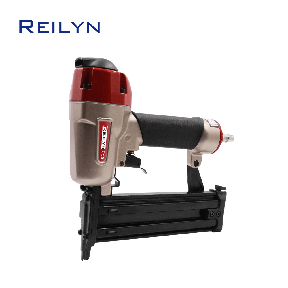 

Reilyn F50 Air Stapler Straight Nailer 18GA 15-50mm Decorative Furniture Upholstery For Wood Frame Stapling Air Nailer Tools