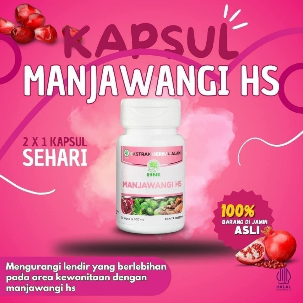 

TERMURAH Manjawangi HS Kapsul Herbal Wanita Kewanitaan Hni Hpai . .