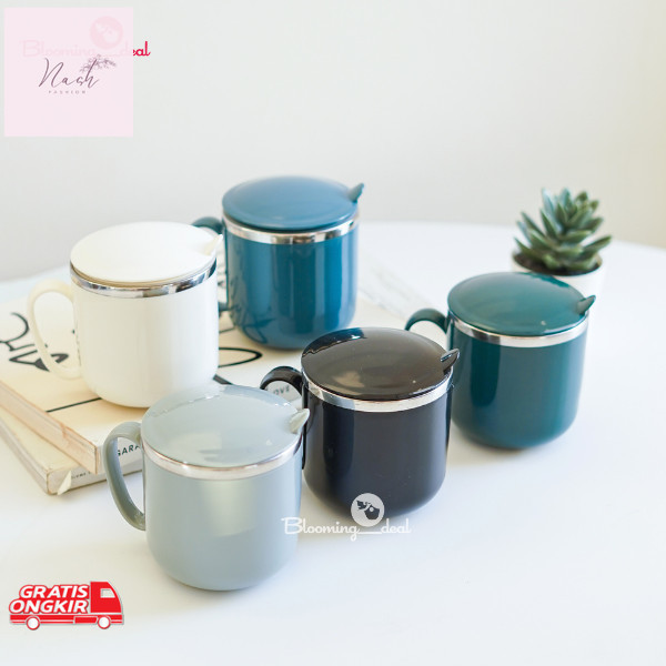 Tumbler Bagus Tumbler Coffee Mug Coffee Tea Cup Polos Stainless Steel 350ml (HN2009)