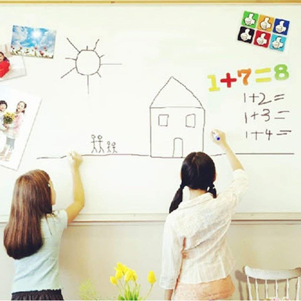 

Stiker Papan Tulis Tempel Dinding 200x45cm Wallpaper Whiteboard Spidol Draw Erasable Flexible Wall Sticker