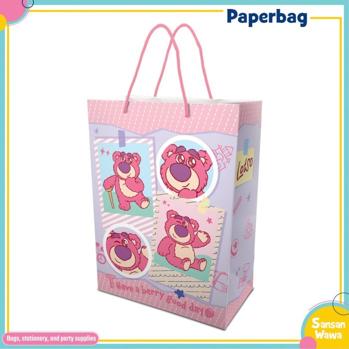 

Paper Bag Uk 33*16*45 cm Kantong Kertas Karakter Mickey Birthday Baby - Lotso 116