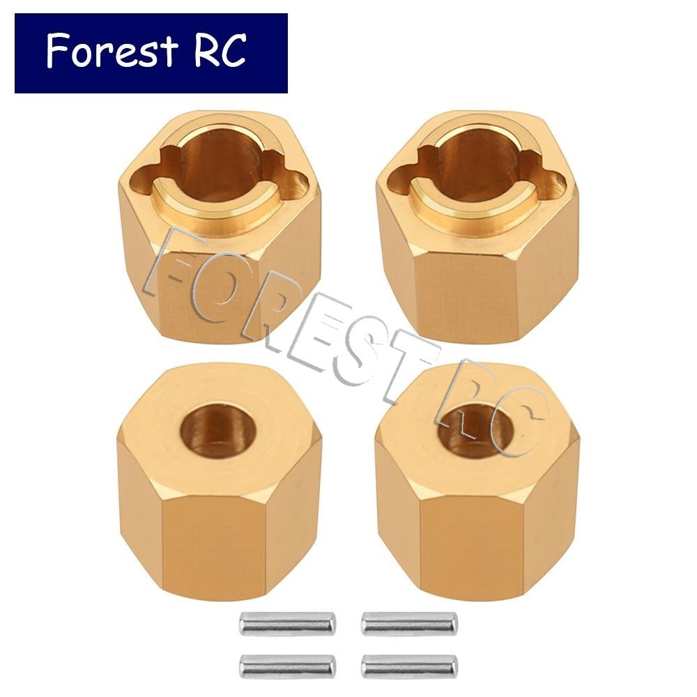 8g Brass Wheel Hex Hub 6mm Standard Extender Adaptor for Redcat Ascent18 TRX4M 1/18 RC Crawler Car S