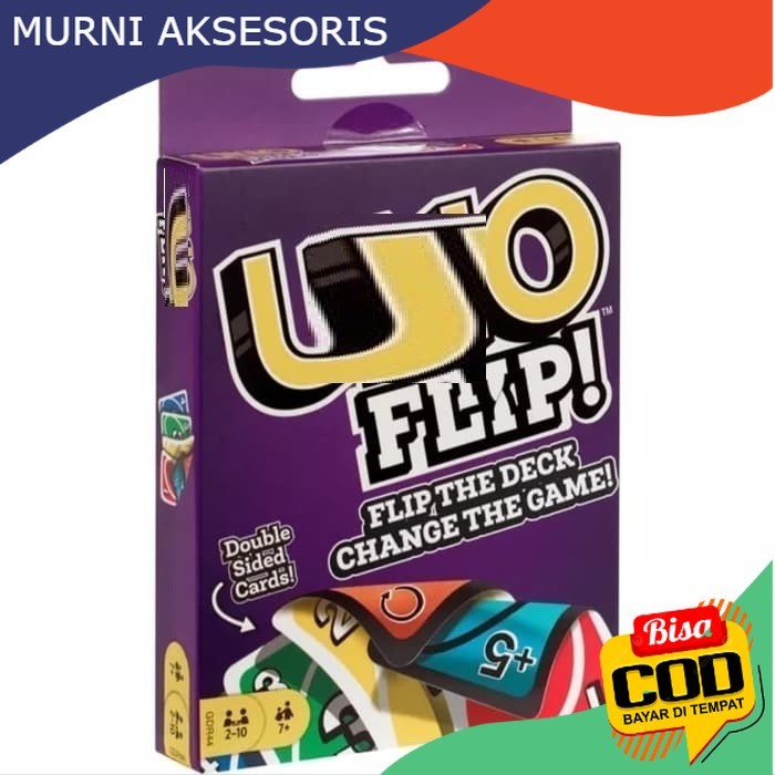 Murni Aksesoris. Kartu Flip Card / Kartu Permainan Keluarga Seru / Permainan Edukasi Kartu / Kartu M