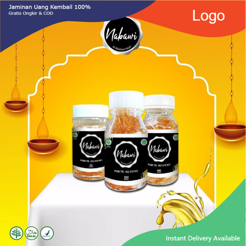HERBAL Habbatusauda Oil - Nabawi Oil - Habatusauda Nabawi Oil Promil -  nabawi oil Asam Urat Koleste