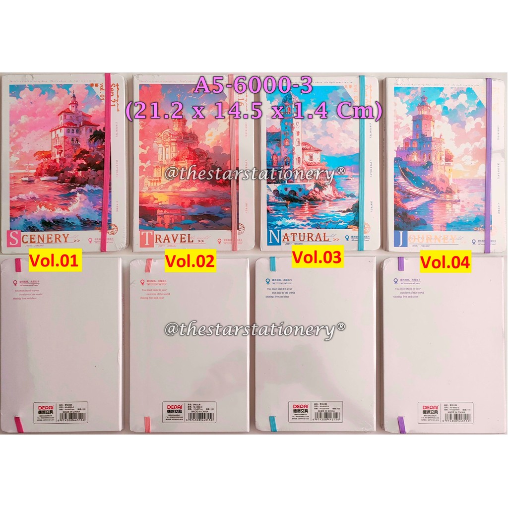 

(1 Biji) Buku Agenda Tali A5-6000-3 Hard Cover / Agenda Tali GXIMP A5 100 Lembar 21.2*14.5*1.4 Cm