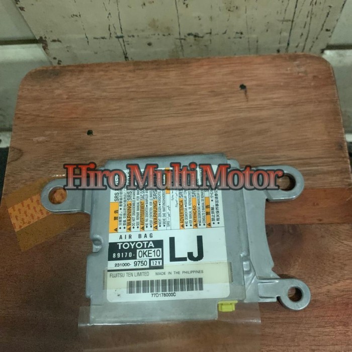MODUL AIRBAG COMPUTER AIRBAG INNOVA REBORN 89170-0KE10 ORIGINAL