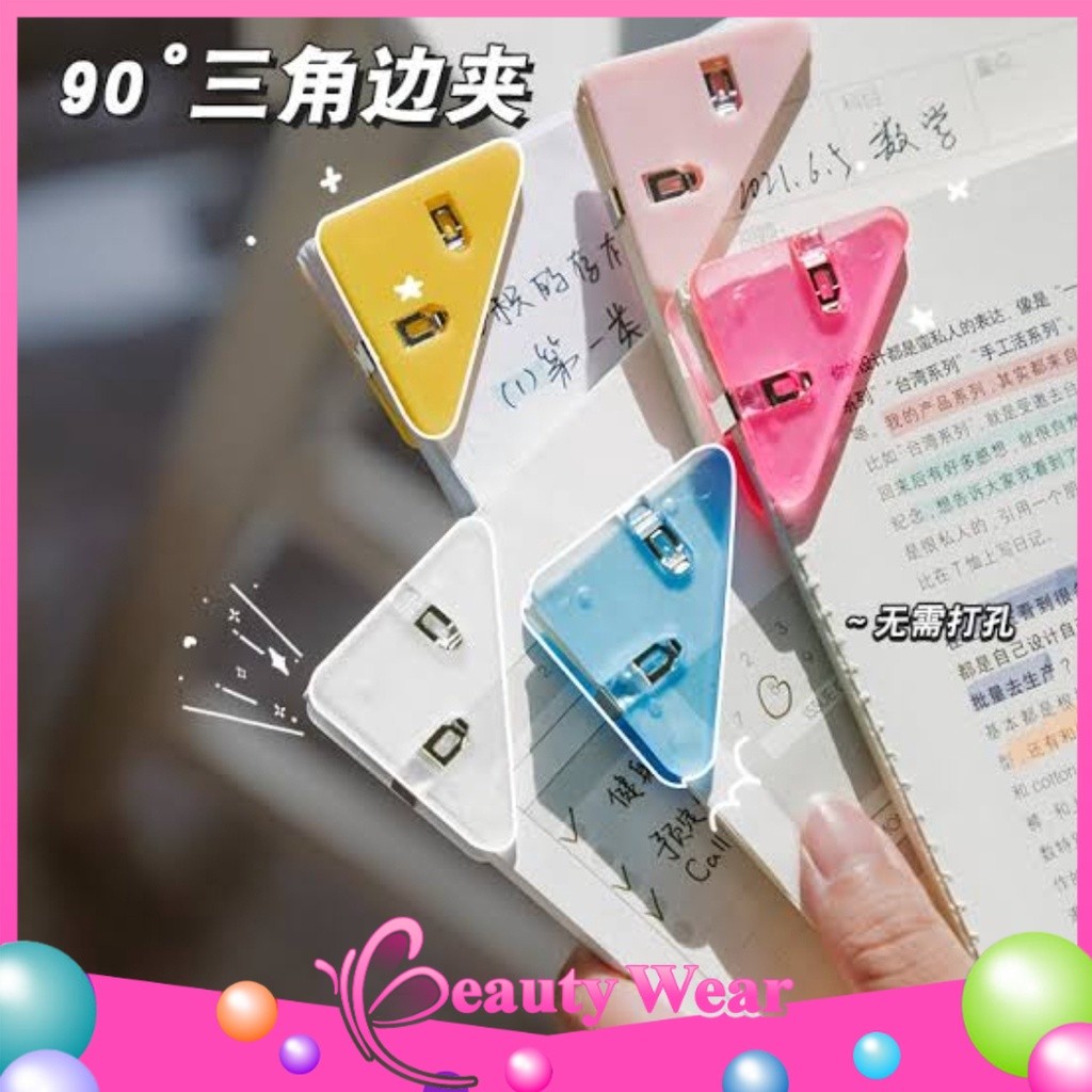 

Penjepit Kertas Akrilik Penjepit Sudut Kertas Segitiga Acrylic Corner Clamp ℬ