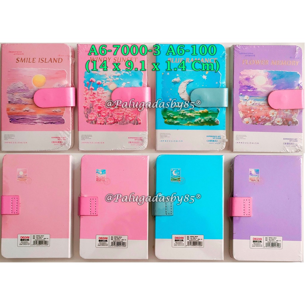 

(1 Biji) Buku Agenda Magnet A6 100 Lembar 14 x 9.1 x 1.4 Hard Cover / Agenda Magnet GXIMP A6-7000-3