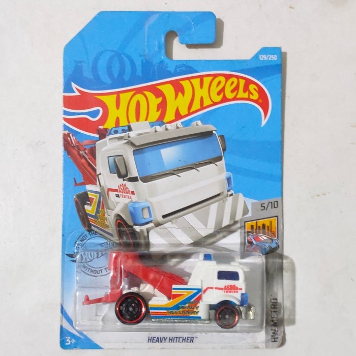 EL99 Hotwheels Hot Wheels Heavy Hitcher putih 2019 HW Metro