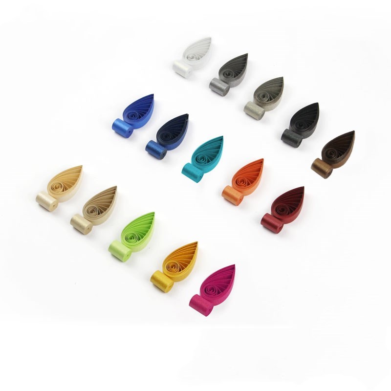 

3mm Metallic Shimmer Pearlescent Paper Strips Quilling Paper Strips Handmade Color Paper 60pcs/Bag 54cm Long for Arts Crafts DIY