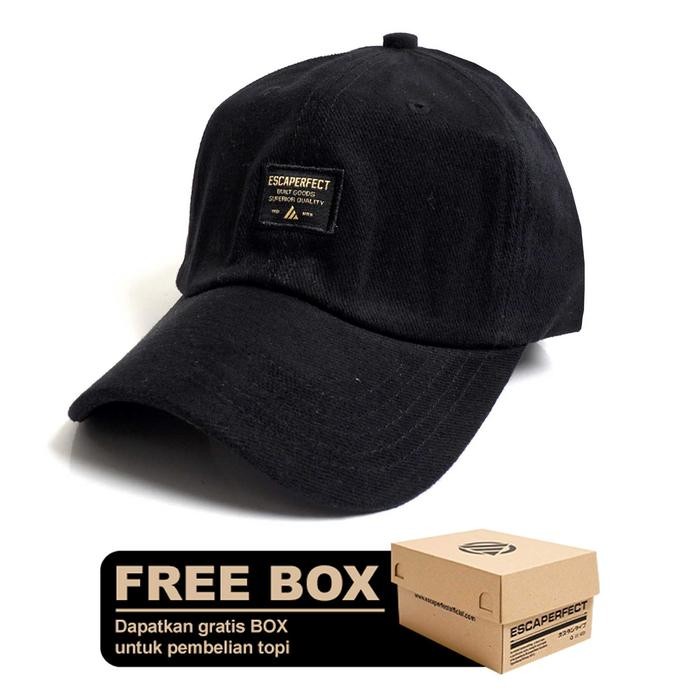 Escaperfect Polo Cap Absolute Black - HITAM