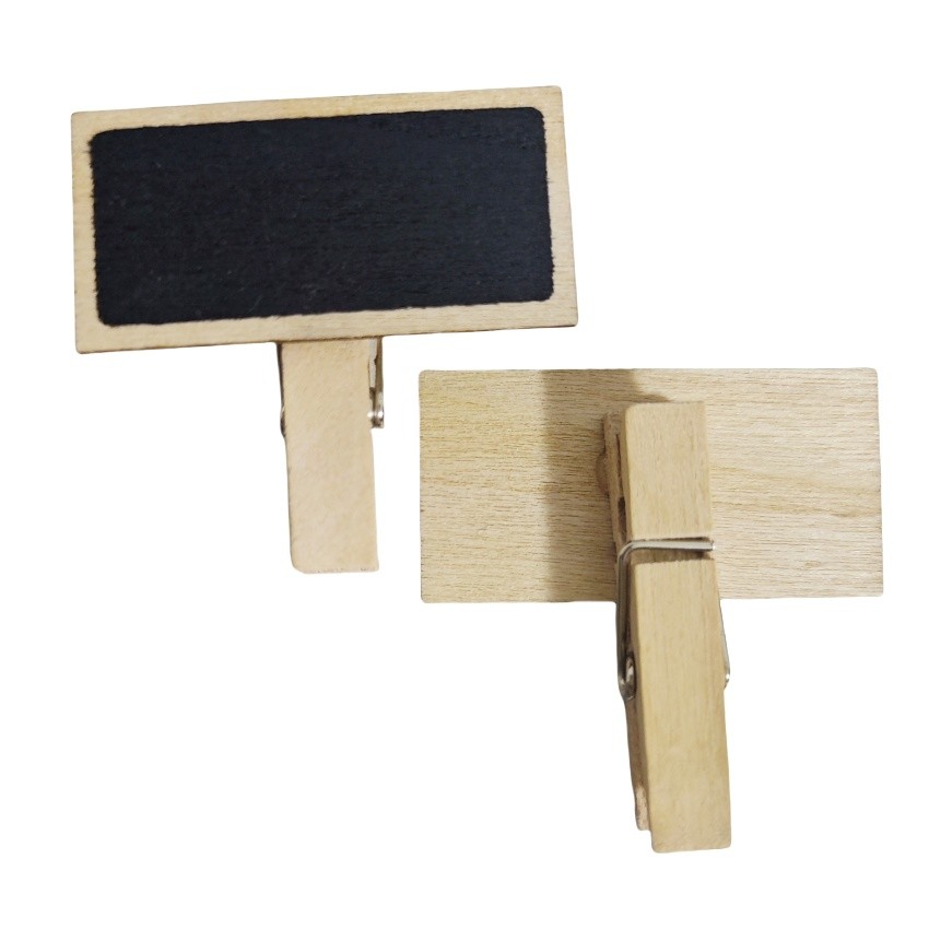 

Mini Clip Erasable Composite Wood Plate Vertical Desktop Small Blackboard Message Stall Display Board Graffiti Drawing