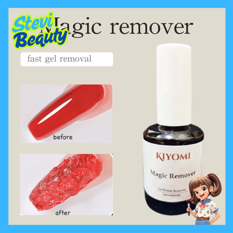Magic Remover Nail Gel Polish Soak-off Penghapus pembersih kutek gel Nail Art gel remover Nail Gel R