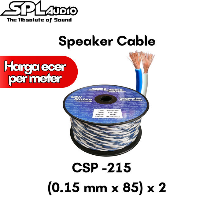 SPL Audio Kabel Speaker Kepang dalam Box CSP-215 harga per meter