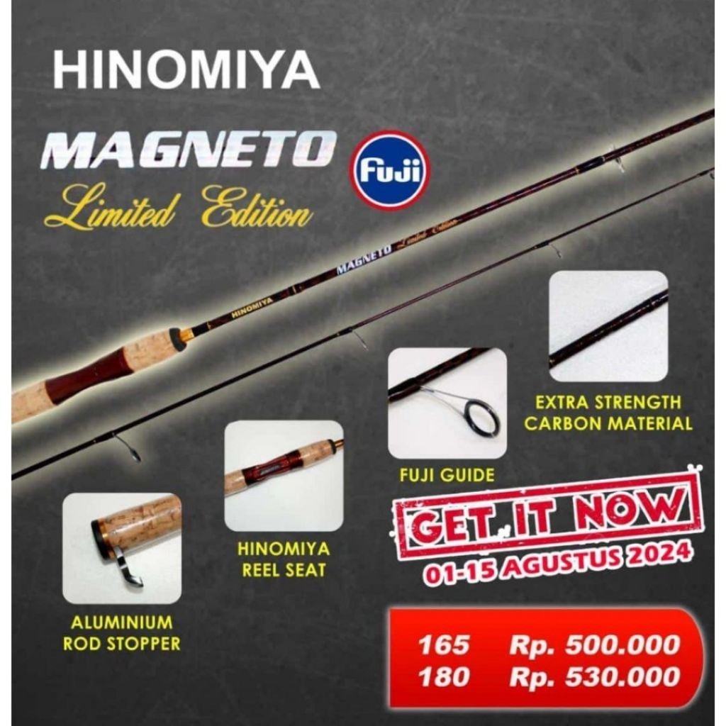 joran hinomiya magneto limited edition 8-16lbs 180cm