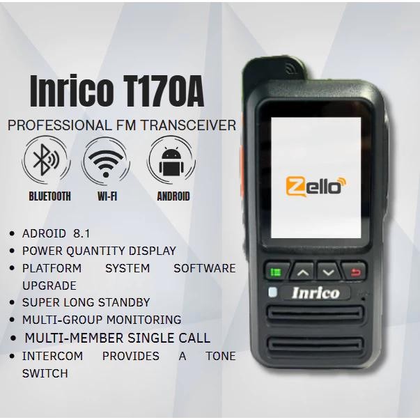 Inrico T170A Pro HT PoC Zello 4G LTE Touchscreen