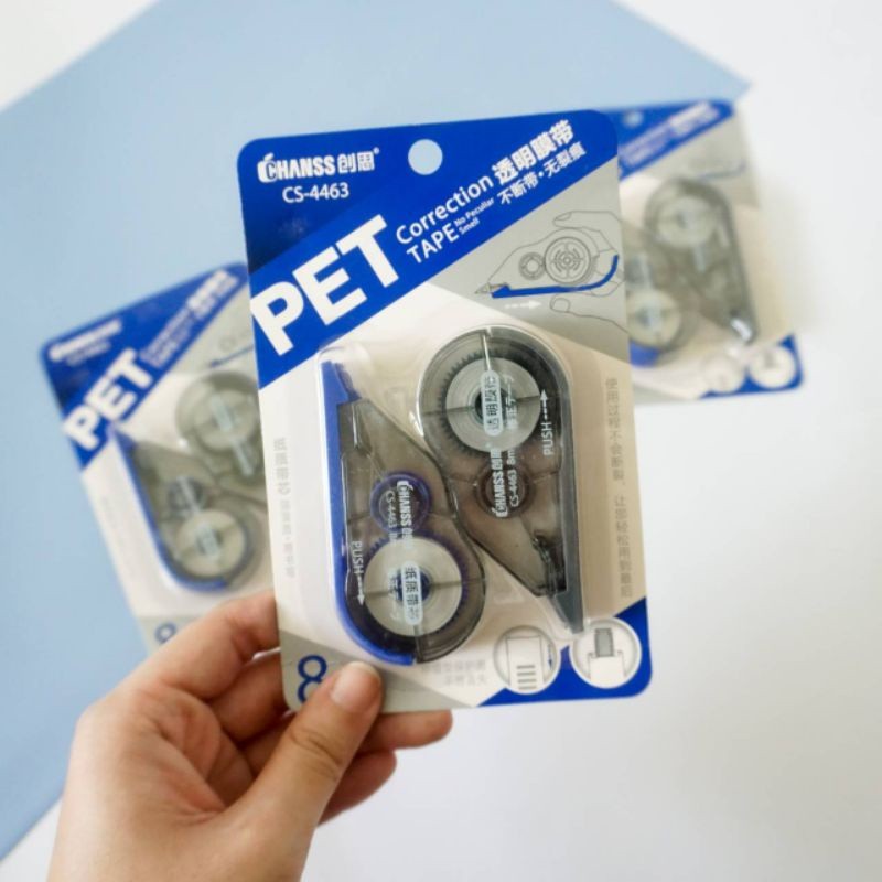 

CORRECTION TAPE PET HITAM / TIP EX KERTAS