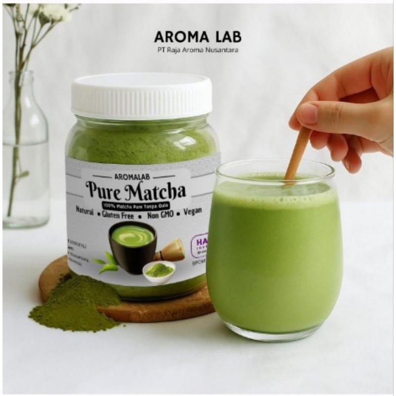 

Ready Matcha Pure 100℅ MATCHA PURE Matcha Murni