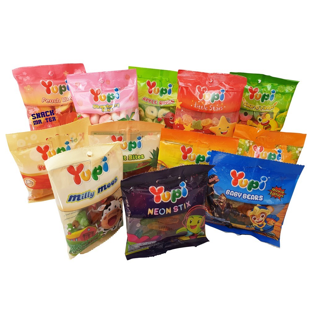 

Yupi Mini Bag 45 Gr - Gummy Unik Halal MUI
