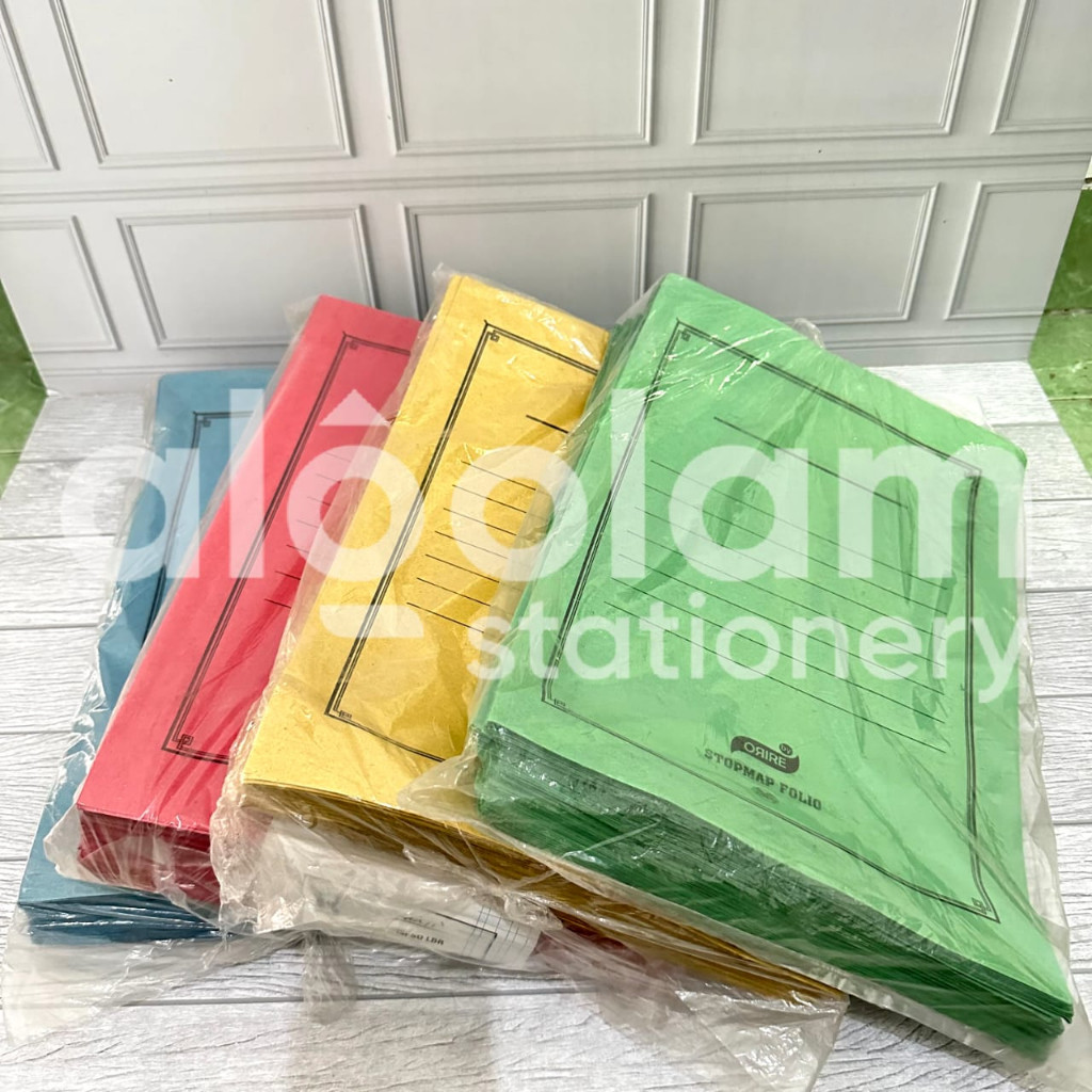 

SATU PACK ( 50 PCS ) StopMap Kertas Folio lengkap