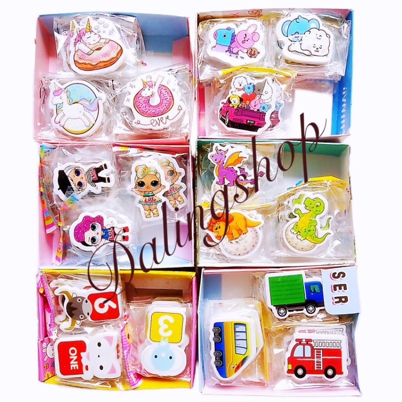 

Dalingshop [1 Bh] Penghapus Fancy, Eraser Fancy, Setip Fancy, Stip