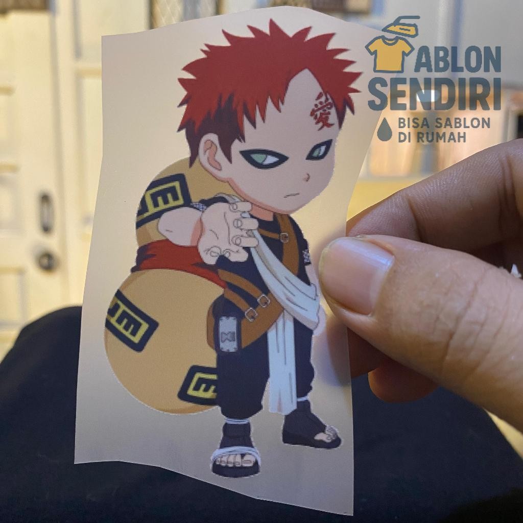 Sablon Gosok - ANIME - Siap Setrika - Sablon Desain Lengkap - Sesuai Gambar UN050