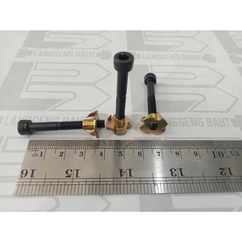 Mur + Baut Cakar M5 x 40 Baut Speker