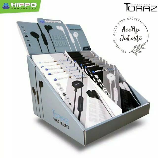 Hippo Headset Toraz Wired Headset  Stereo Sound Garansi Resmi HIPPO
