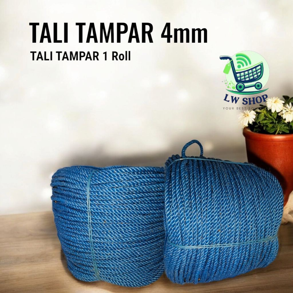 Tali Tambang/ Tali Tampar 4mm/Tali Tampar Roll/Tali Proyek