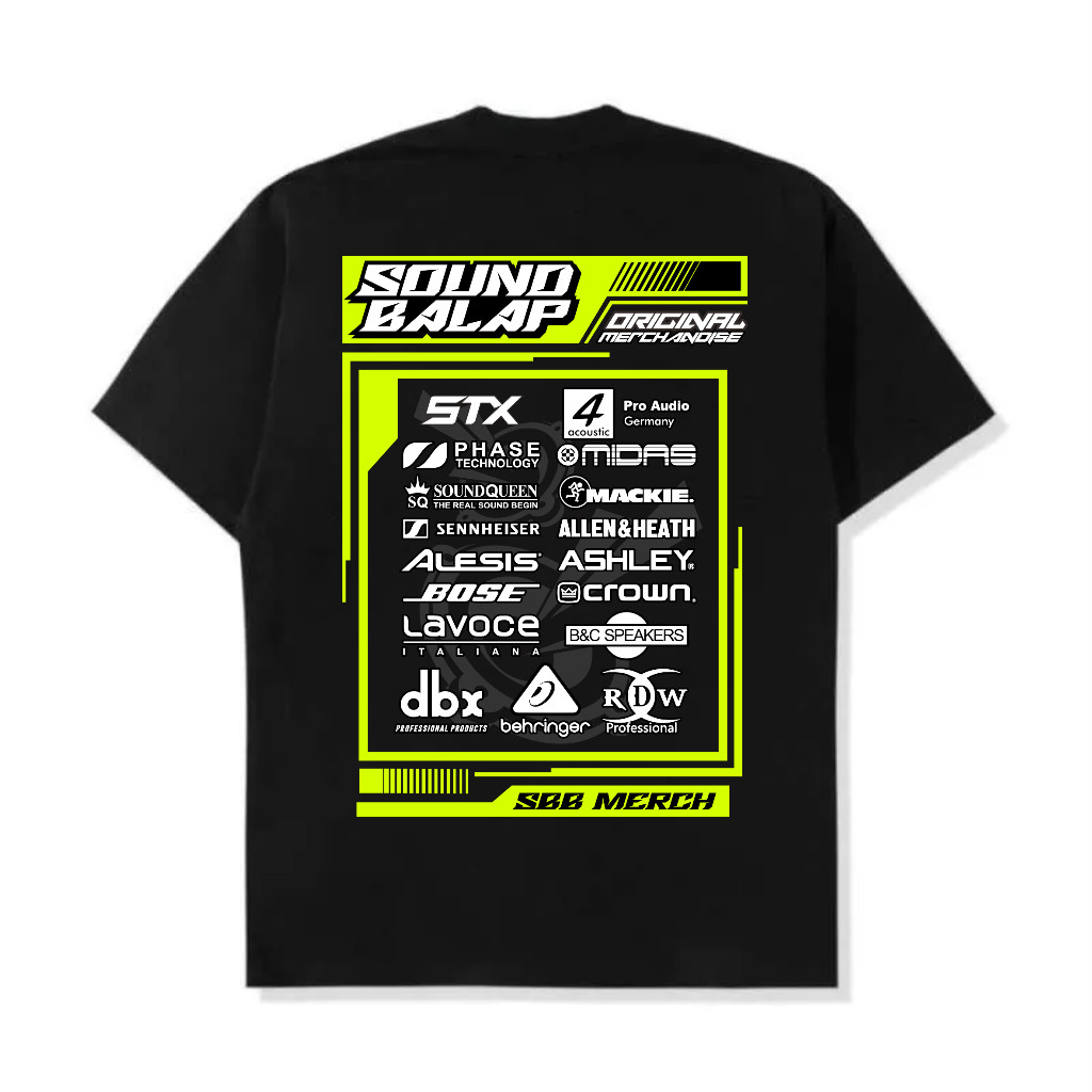 Baju Kaos Operator Sound Balap Sound System Katun