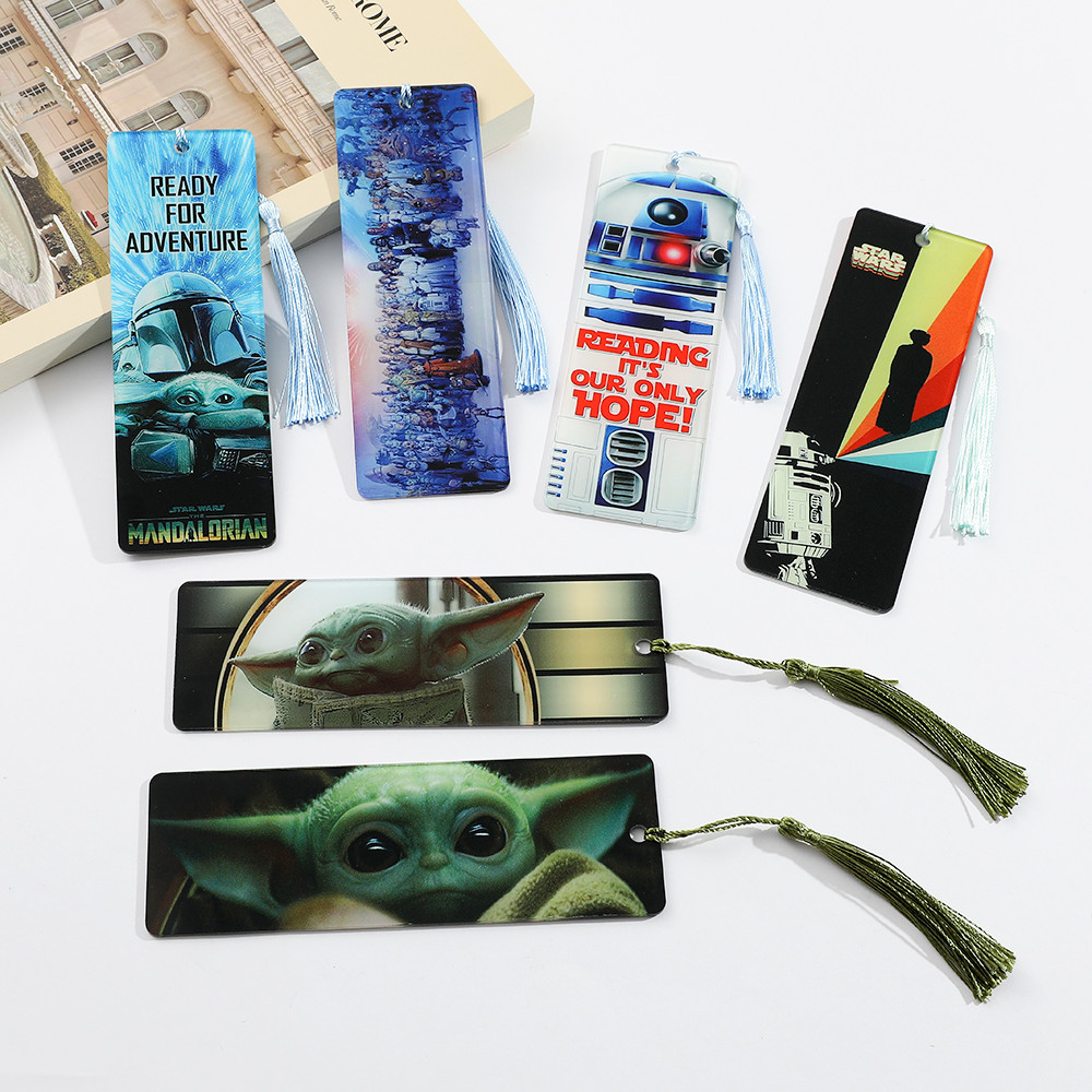 

Master Yoda Acrylic Series Bookmarks for Film Fans, Book Accessories, Bookmarks, Gifts, Learning Stationery