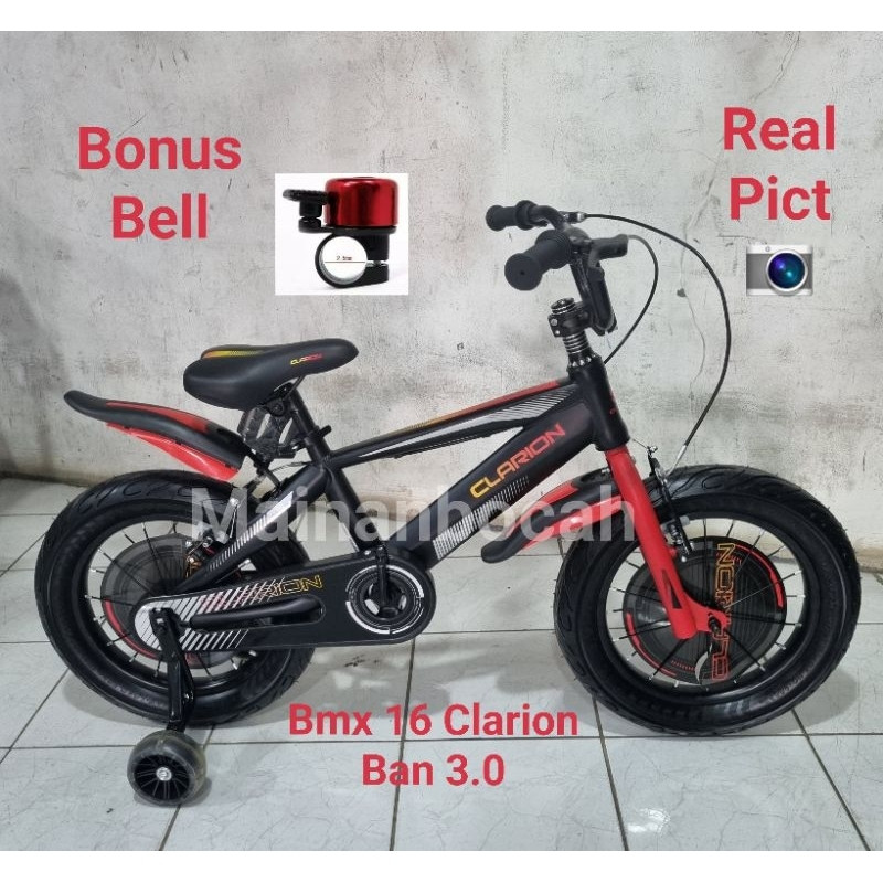 TERMURAH SEPEDA ANAK BMX 16 CLARION 8503 ban 3.0 Sepeda anak cowo clarion 8503